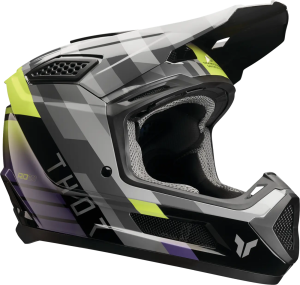 Casca Thor Fleet Camber Fekete/Mozgó/Fluo sárga XL, 1, nordicamoto.ro