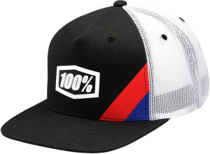 Cornerstone Aj Fit Trucker sapka, fehér-fekete, 1, nordicamoto.ro