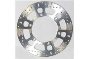 Round Fixed Brake Rotor Silver, Stainless Steel