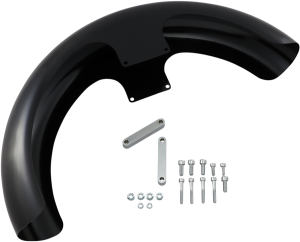 Tire Hugger Series Front Fender Black, 1, nordicamoto.ro