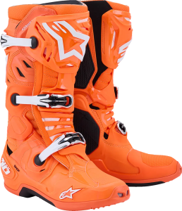 Alpinestars Tech 10 Supervented narancssárga csizma