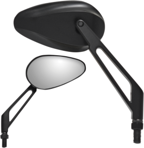 X-treme Mini Teardrop Mirror Black, 1, nordicamoto.ro