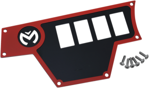 Dash Plate For Rzr Red