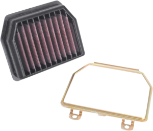 High-flow Air Filter Black, Red, 2, nordicamoto.ro