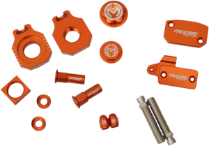 MOOSE RACING Bling Pack Kit Orange, Anodized 