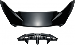 SHOEI NXR2 fekete sisak felső spoiler, 1, nordicamoto.ro