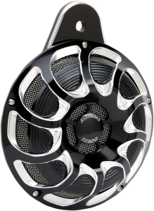 Billet Horn Kit Black, Aluminum, 1, nordicamoto.ro