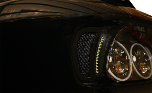 Led Vent Accent Lights Gloss Black, 3, nordicamoto.ro