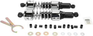 412 Series Cruiser Shocks Black, Chrome, 1, nordicamoto.ro