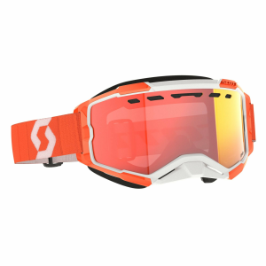 Scott Goggle Fury Snow Cross orange enhancer red chrome, 1, nordicamoto.ro