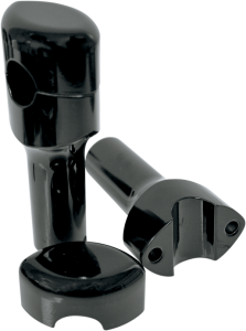 Hefty Handlebar Riser For 1-1/4(r) Handlebars Black