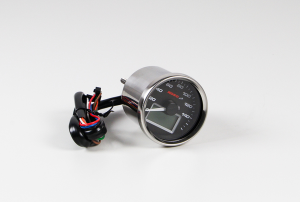 D55 Gp-style Speedometer Black, White, 3, nordicamoto.ro