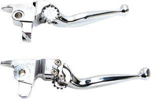 Journey Adjustable Lever Set For Harley Models Silver, 2, nordicamoto.ro