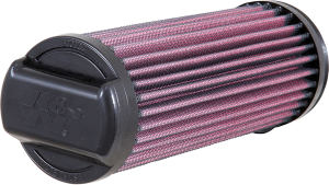 High Flow Air Filter Black, Red