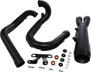 Assault 2:1 Exhaust System Black, Mild Steel 