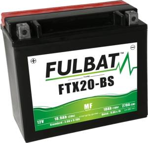 Fulbat MF-FTX20-BS karbantartásmentes motorkerékpár-akkumulátor, 1, nordicamoto.ro