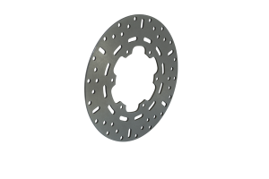 Round Fixed Brake Rotor Silver, Stainless Steel