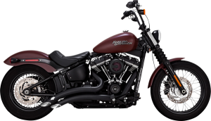 Big Radius Exhaust System Black, Mild Steel, 1, nordicamoto.ro