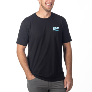Tricou Klim Powabunga Tri-blend Black - Ice Blue, 5, nordicamoto.ro