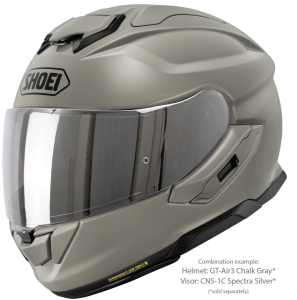 SHOEI GT-AIR3 teljes arcú sisak, krétaszürke, S méret, 5, nordicamoto.ro