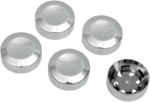 Rear Pulley Bolt Covers Chrome, 1, nordicamoto.ro