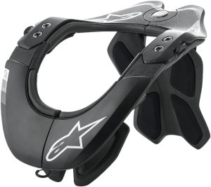 Nyakvédők, Alpinestars BNS Tech-2 nyakvédő, fekete/szürke, nordicamoto.ro