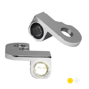 Nano Series Handlebar Turn Signals Chrome, 2, nordicamoto.ro