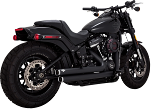 Big Shots Staggered 2-into-2 Exhaust System Black, 4, nordicamoto.ro