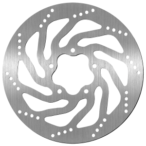 Brake Rotor Round Silver