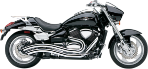 Speedster Swept Exhaust System Black, 3, nordicamoto.ro