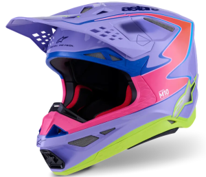 Alpinestars Supertech M10 Jett Lawrence R01 lila XS bukósisak, 1, nordicamoto.ro