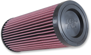 High Flow Air Filter Black, Red