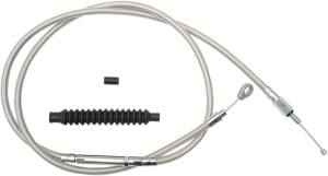 Stainless Steel Braided Clutch Cable Silver, 1, nordicamoto.ro
