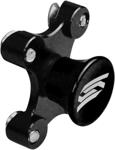 Launch Control Replacement Button Anodized, Black, 1, nordicamoto.ro