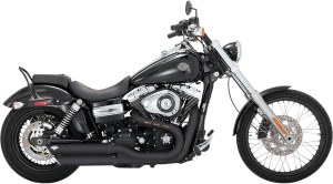 3(r) Round Twin Slash Slip-on Mufflers Black, 1, nordicamoto.ro