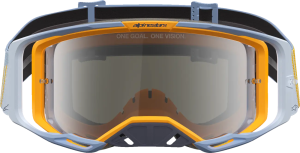 Alpinestars Vision 8 Maven porkék/narancssárga/színezett lencsés védőszemüveg, 4, nordicamoto.ro