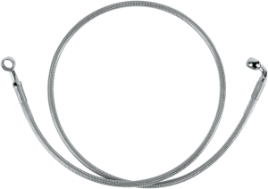 Stainless Steel Brake Line Kit Silver, Clear-coated