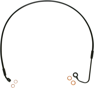 Xr Stainless Upper Brake Line Black Oversize [+203 mm (8'')], 1, nordicamoto.ro