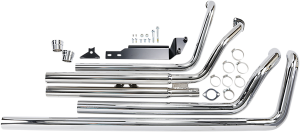 Speedster Long Exhaust System Chrome, 2, nordicamoto.ro