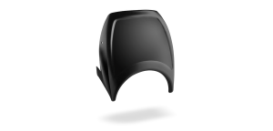 Front Number Plate Mask Black, 1, nordicamoto.ro