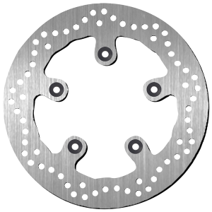 Brake Rotor Round Silver
