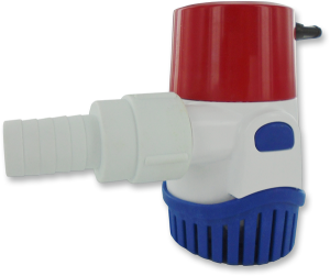 500 Gph Automatic Bilge Pump Blue, Red, White