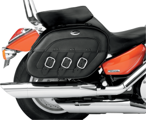 S4 Drifter Rigid-mount Specific-fit Quick-disconnect Saddlebags For Kawasaki Black
